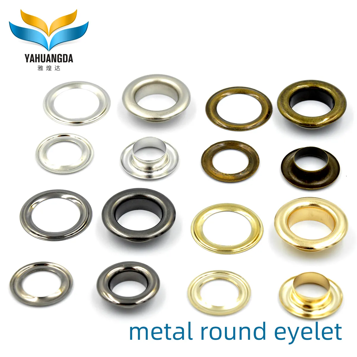 2#-35# Metal Round Eyelet EYELET-2-35 元边鸡眼编号