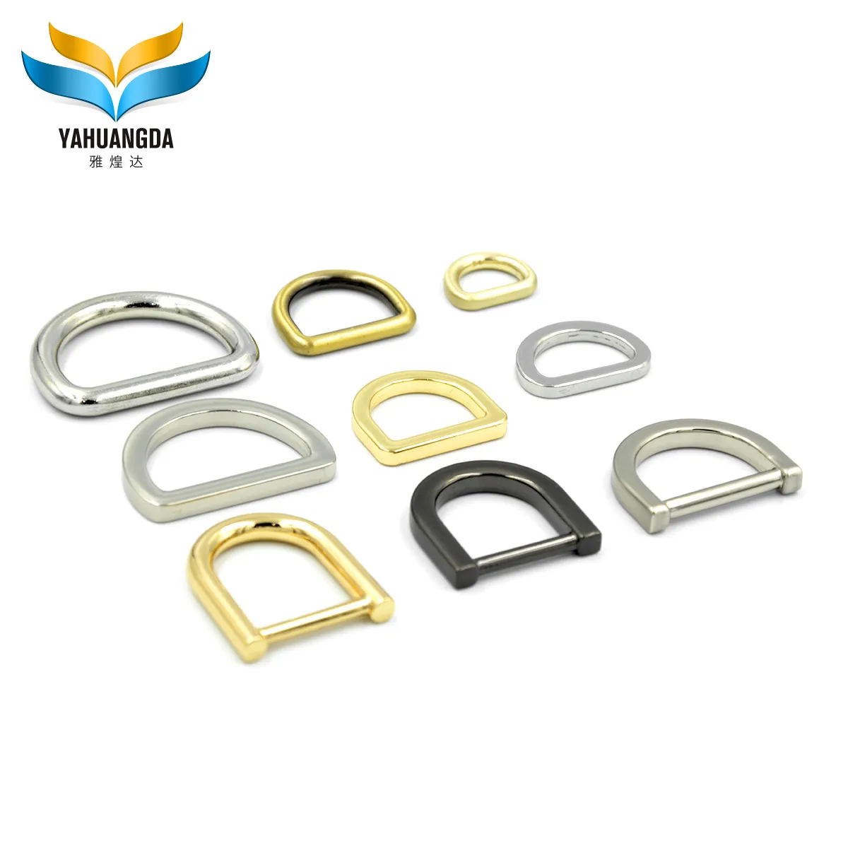 Y0375 Metal D Ring for Bags Y0375 组合图