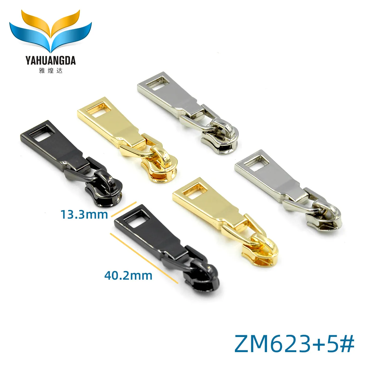 ZM623 Metal Zipper Puller ZM623 ZM623+5#(1)