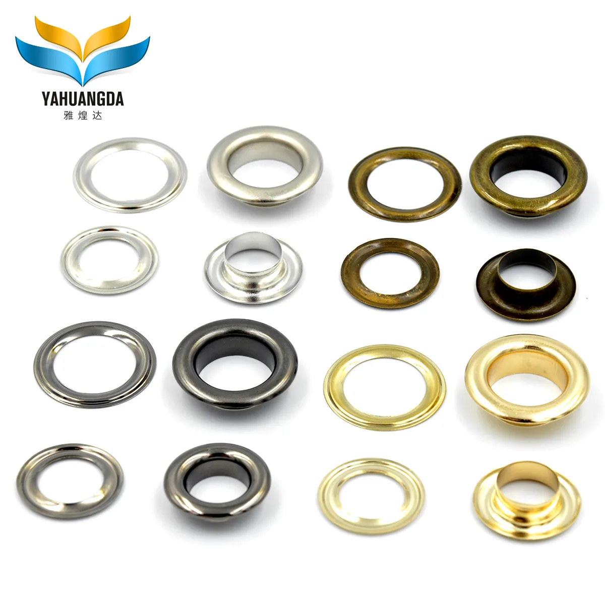 2#-35# Metal Round Eyelet EYELET-2-35 元边鸡眼主图